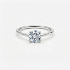 ラウンド ソリティア ラボグロウンダイヤモンドリング 0.5ct〜（2）