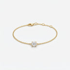 ラウンド ソリティア ラボグロウンダイヤモンドブレスレット 0.5ct〜（1）