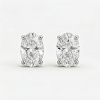 オーバル スタッド ラボグロウンダイヤモンドピアス 0.5ct×2〜（2）