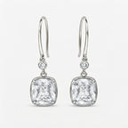 クッション ドロップ ラボグロウンダイヤモンドピアス 1ct×2〜（2）