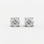 ラウンド スタッド ラボグロウンダイヤモンドピアス 0.5ct×2〜（2）