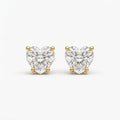 ハート スタッド ラボグロウンダイヤモンドピアス 0.5ct×2〜（1）