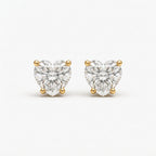 ハート スタッド ラボグロウンダイヤモンドピアス 0.5ct×2〜（1）
