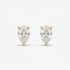 ペア スタッド ラボグロウンダイヤモンドピアス 1ct×2〜（1）