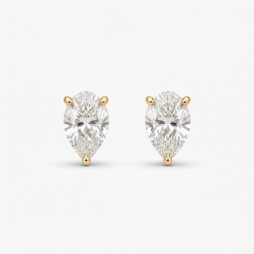 ペア スタッド ラボグロウンダイヤモンドピアス 1ct×2〜（1）