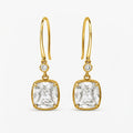 クッション ドロップ ラボグロウンダイヤモンドピアス 1ct×2〜（1）