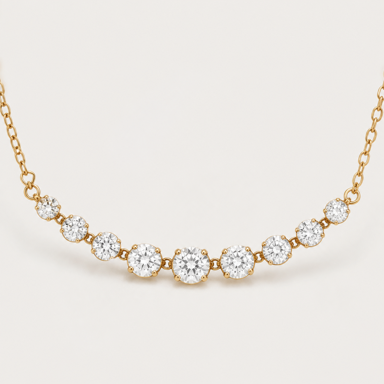 Gradient Smile Necklace
