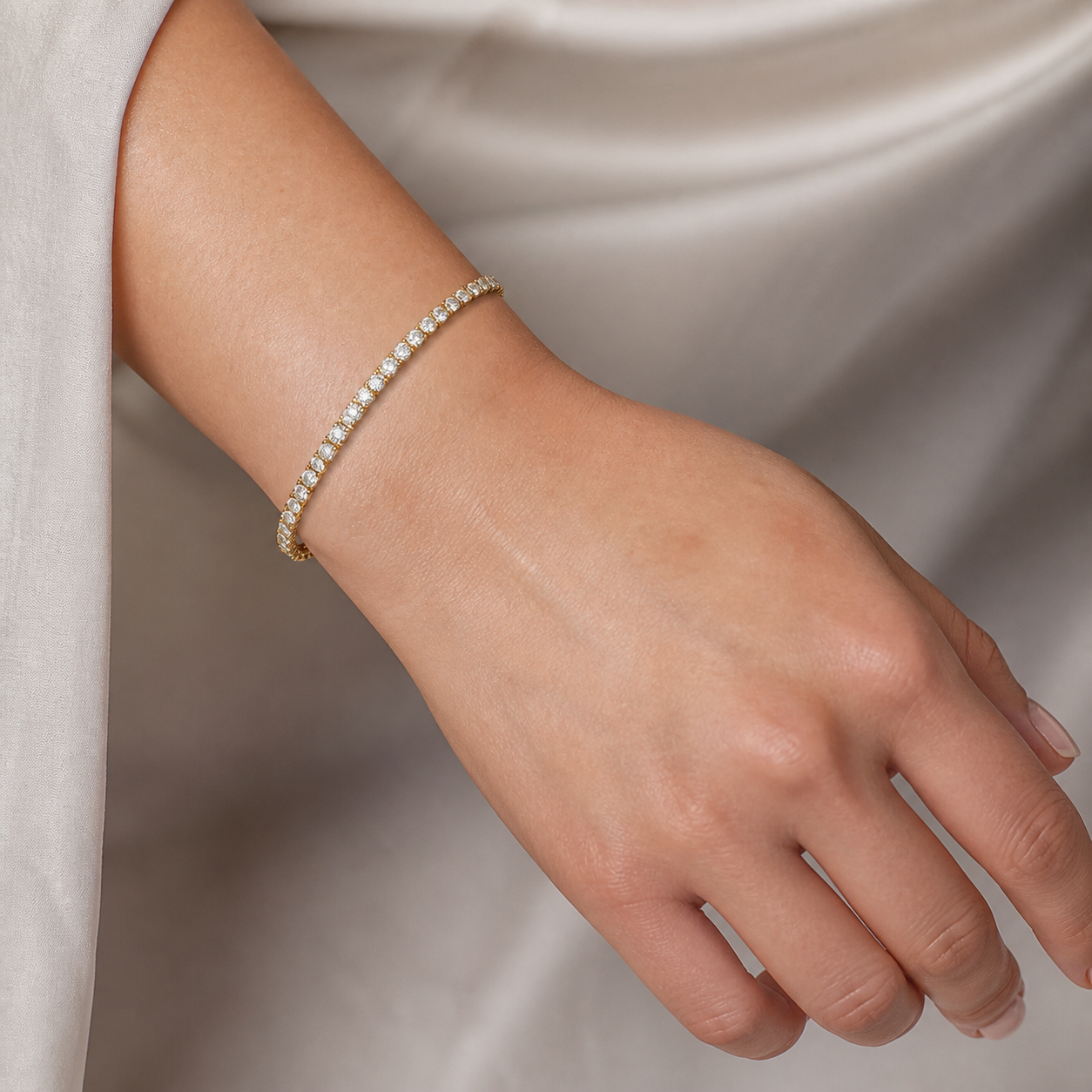 K14 Tennis Bracelet | 5ct