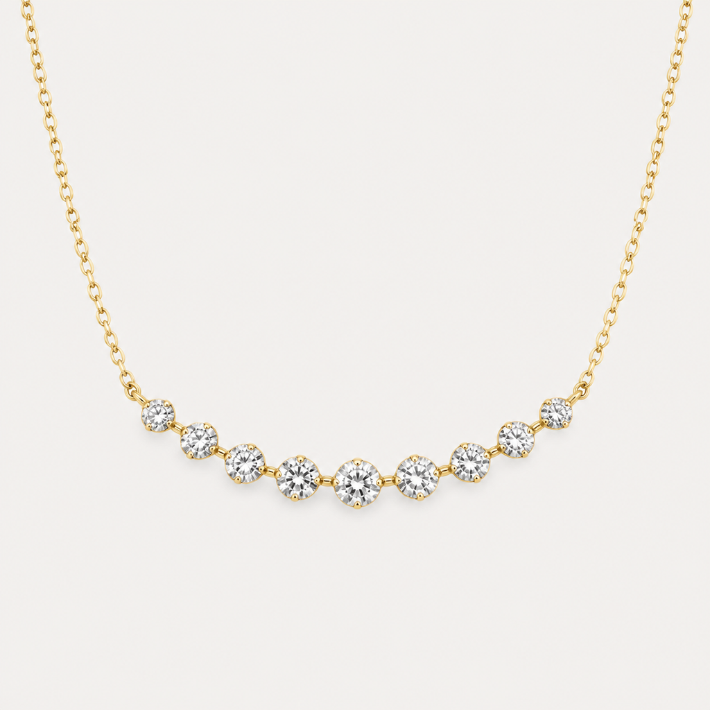 Gradient Smile Necklace