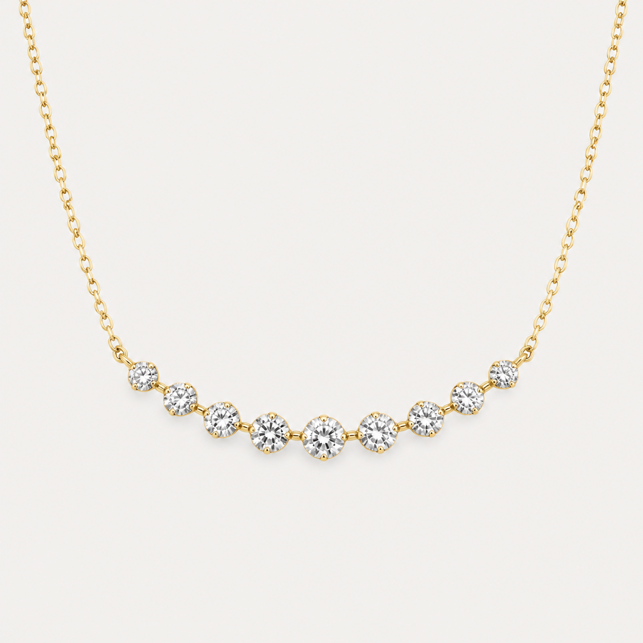 Gradient Smile Necklace