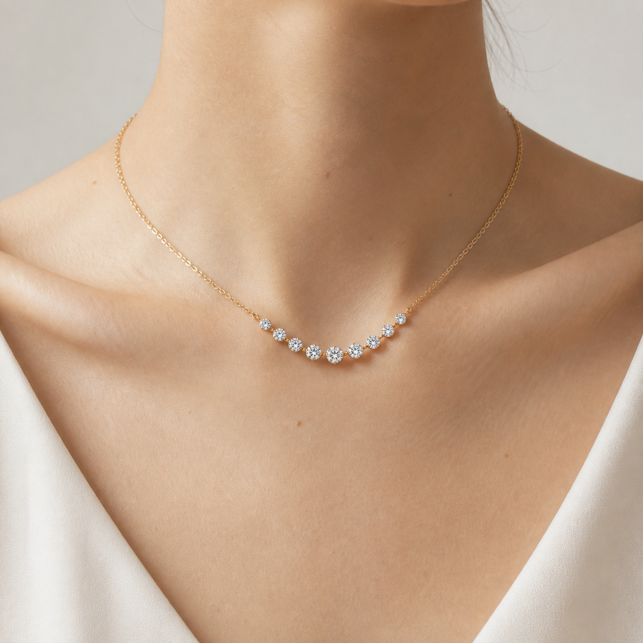 Gradient Smile Necklace