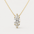 Marquise Solitaire Diamond Pendant Top | K14/K18 , 1.0ct～2.0ct