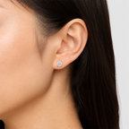 ラウンド スタッド ラボグロウンダイヤモンドピアス 0.5ct×2〜（3）